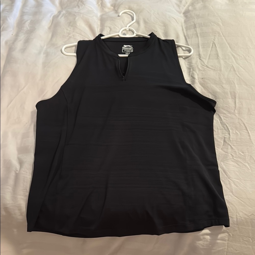 Slazenger Black Tank Top Sleeveless Relaxed Fit
